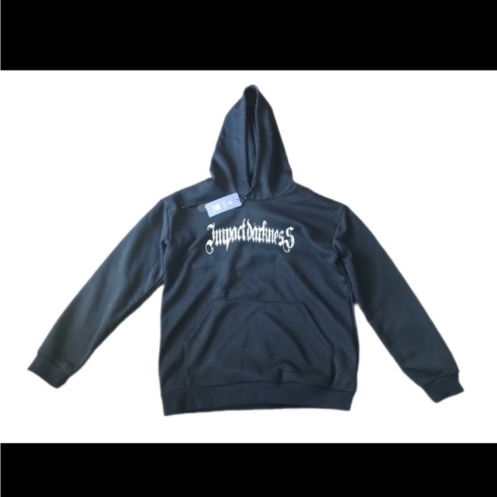 NWT ROMWE “Impact Darkness” Hoodie Sweatshirt XXL